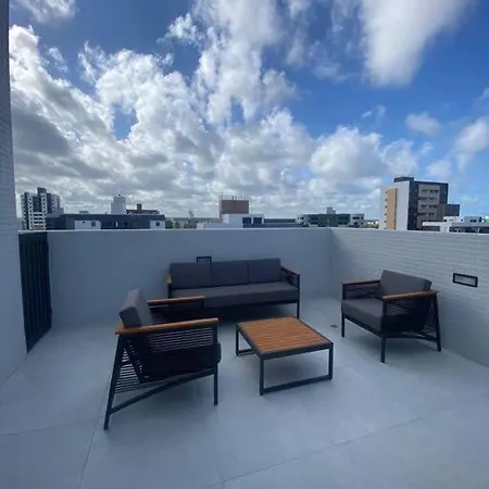 Flat Aconchegante E Moderno, 100M Do Mar Apartment Cabedelo Exterior photo